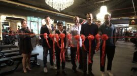 (Kiri-kanan: - Marcelino Lefrandt, Celebrity & Reload Gym Member; - Heintje Benny Pojoh, CEO Reload Gym; Lal De Silva, Founder & Owner LDS Group; Dylan & Kyle De Silva, Owner LDS Group)