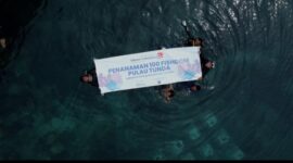 Penanaman 100 Fishdom Pulau Tunda di Kabupaten Serang, Banten, pada bulan Juni- Juli 2024.
