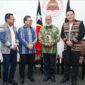 : (Dari kiri ke kanan) VP Finance Business Partner Timor-Leste Dedy Edward, Duta Besar Indonesia untuk Timor-Leste Okto Dorinus Manik, Perdana Menteri Timor-Leste Kay Rala Xanana Gusmão, dan CEO Telkomcel Benedictus Ardiyanto Priyo.