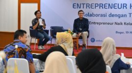 Executive Vice President Telkom Regional II Edie Kurniawan di acara Entrepreneur Hub kota Bogor yang diselenggarakan beberapa waktu lalu.