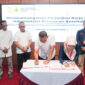 Direktur Utama PT Administrasi Medika (AdMedika), Dian Prambini dan Otong lip selaku Direktur Utama PT Pilar Mandiri Kuningan (RS Kuningan Medical Center Group), melakukan penandatanganan kerja sama pelayanan administrasi kesehatan, antara PT Administrasi Medika dan RS Kuningan Medical Center Group.