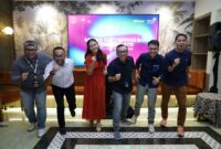 (Dari Kiri ke Kanan) Ketua Pelaksana Digiland 2025 Averyadi Setiawan, VP Brand & Marketing Communication Telkomsel Abdullah Fahmi, Penggiat Olahraga Lari Melanie Putria, VP Corporate Communication Telkom Andri Herawan Sasoko, Sekretaris Jenderal PB PASI Tigor Tanjung, & Penggiat Olahraga Lari Luthfi Go.