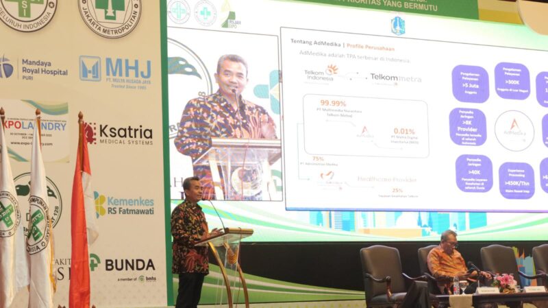 Direktur Marketing & Bisnis AdMedika Muhamad Nasrun Ihsan saat menjadi pembicara dalam kegiatan Seminar & Workshop perhimpunan rumah sakit di Hotel Bidakara, Jakarta, beberapa waktu yang lalu