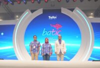 (kiri ke kanan) CEO Telin Budi Satria Dharma Purba, Direktur Utama Telkom Dian Siswarini, dan Managing Director Danantara Setyanto Hantoro saat acara pembukaan Bali Annual Telkom International Conference (BATIC) 2025.