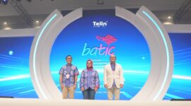 (kiri ke kanan) CEO Telin Budi Satria Dharma Purba, Direktur Utama Telkom Dian Siswarini, dan Managing Director Danantara Setyanto Hantoro saat acara pembukaan Bali Annual Telkom International Conference (BATIC) 2025.