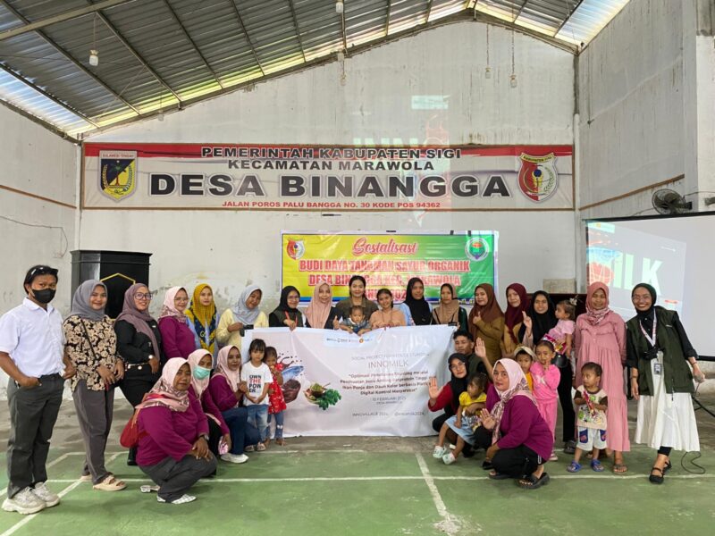 Sosialisasi inovasi kepada masyarakat dari beberapa tim Innovillage 2024.