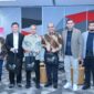 SM RSME Telkom Regional 2 Sonya Soraya (kedua dari kiri), Dekan School of Computer Science BINUS University Prof. Dr. Ir. Derwin Suhartono, S.Kom. (ketiga dari kiri), MTI, Direktur Inovasi dan Riset Berdampak Tinggi Universitas Indonesia Chairul Hudaya, Ph.D. (keempat dari kiri), Direktur Business Development dan Portfolio Management PT Pos indonesia Dr. Prasabri Pesti (keempat dari kanan), EVP Telkom Regional 2 Edie Kurniawan (ketiga dari kanan), Deputy EGM Digital Product Fauzan Feisal (kedua dari kanan) pada acara seminar Telkom AI Connect by Telkom Regional II di Jakarta, pada (29/10).