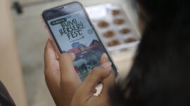 Salah satu aktivitas pada acara Bumi Berseru Fest 2025.