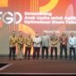 (kiri-kanan) Direktur IT Digital Telkom Faizal Rochmad Djomaedi, Deputi Akuntan Negara Badan Pengawasan Keuangan dan Keuangan (BPKP), Iwan Taufiq Purwanto, S.E., MBA, Jaksa Agung Muda Pembinaan, Dr. Hendro Dewanto, S.H., M.Hum, Kepala Badan Pengawasan Keuangan dan Pembangunan (BPKP) RI, Dr. Muhammad Yusuf Ateh, Ak., MBA., Dosen Fakultas Hukum Universitas Mataram, Muhammad Hayyanul Haq, SH., LLM., Ph.D., Direktur Legal & Compliance Telkom Andy Kelana, Direktur Strategic Business Development & Portfolio Telkom Seno Soemadji, dan Asisten Pemulihan Aset Kejaksaan Tinggi Kalimatan Selatan, Dr. Yudhi Kurniawan, S.H., M.H, pada acara “Forum Group Discussion: Streamlining Anak Usaha untuk Agility & Optimalisasi Bisnis Telkom”, pada Jumat (31/10) di Bandung.