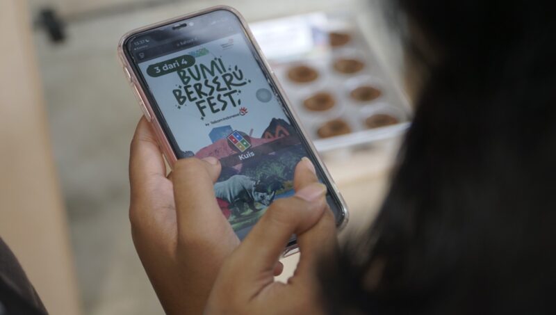 Salah satu aktivitas pada acara Bumi Berseru Fest 2025.