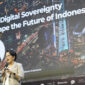 Direktur Enterprise & Business Service Telkom, Veranita Yosephine, dalam Trend Maker Summit 2025, Jimbaran (27/11).