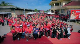 Acara Telkomcel Connect di Dili, Timor Leste, beberapa waktu yang lalu.
