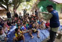 Kegiatan trauma healing bagi anak-anak terdampak bencana Sumatera oleh TelkomGroup.
