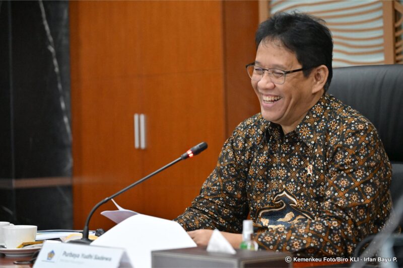 Menkeu dalam Rapat Kerja Nasional Kejaksaan Agung yang dilaksanakan secara daring, pada Selasa (13/01).