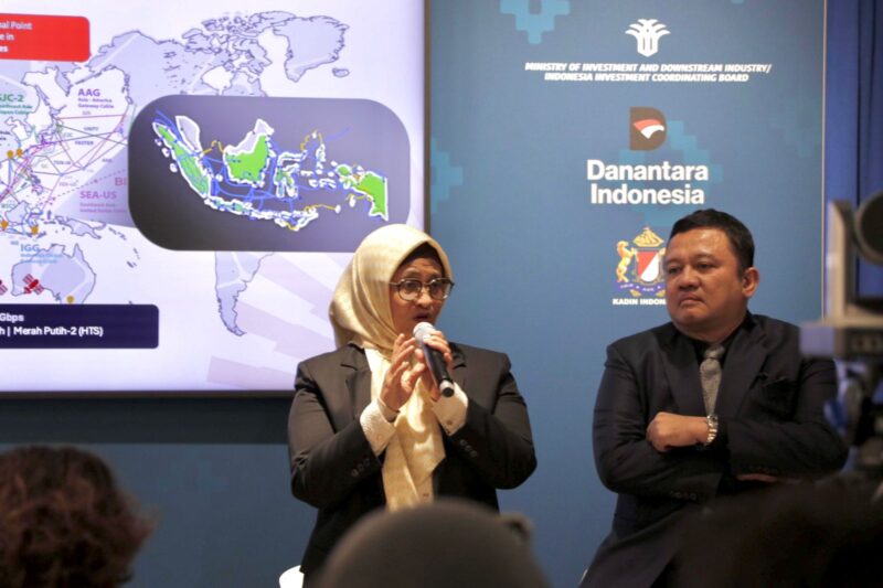 Direktur Utama Telkom Dian Siswarini berpartisipasi dalam sesi Indonesia Pavilion pada World Economic Forum (WEF) Annual Meeting 2026 membahas strategi Indonesia dalam membangun ekonomi digital yang terhubung, kreatif, dan berdaya saing global di Davos, Swiss, Senin-Jumat (19-23/1).