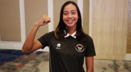 Atlet triathlon putri, Martina Ayu Pratiwi (22) mencatatkan prestasi membanggakan pada ajang SEA Games 2025 Thailand. (foto:raiky/kemenpora.go.id)