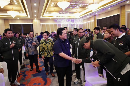 Kemenpora bersama BRI sebagai bank penyalur bonus atlet SEA Games 2025 mengadakan pembekalan literasi keuangan untuk para atlet dan pelatih di Menara Brilian, Jakarta, Rabu (7/1).(foto:raiky/kemenpora.go.id)