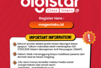 Digistar Class Intern 2026 Batch 1 untuk mahasiswa telah dibuka.
