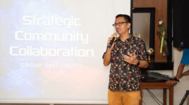 Kegiatan forum Strategic Community Collaboration Telkom Solution.