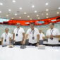 TelkomGroup menggelar Kick-Off Posko TelkomGroup SIAGA RAFI 2026 di Command Center Telkom Integrated Operation Center (TIOC) Jakarta yang dihadiri oleh Direktur Network Telkom Nanang Hendarno (ketiga dari kanan).