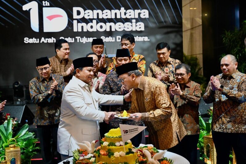 Kegiatan syukuran dan refleksi satu tahun Danantara yang diselenggarakan di Wisma Danantara, Jakarta, pada Selasa (11/3).