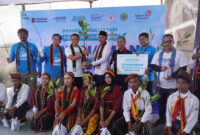 TelkomGroup berkolaborasi dengan pemerintah daerah, mitra, dan masyarakat dalam aksi penanaman 10.000 bibit mangrove di Manggarai Barat, Nusa Tenggara Timur.