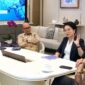 Agenda diskusi Direktur Enterprise & Business Service Telkom Veranita Yosephine dengan Kepala Badan Pengelola Investasi Danantara sekaligus Chief Operating Officer (COO) Danantara Dony Oskaria dan Managing Director Business-2 Danantara Setyanto Hantoro, beberapa waktu lalu.