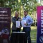 (kiri ke kanan) Direktur Commercial InfraNexia Syaiful Rahim Soenaria dan Group Head Network Planning & Design XLSMART ??Fadly Hamka melakukan penandatanganan Berita Acara Kesepakatan (BAK) kerja sama penguatan infrastruktur konektivitas nasional melalui pemanfaatan layanan Wavenexia, Metronexia, dan infrastruktur pasif dalam rangkaian BATIC 2026 di Bali, (27/8).