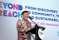 Kepala Badan Komunikasi Pemerintah (Bakom) RI Syahganda Nainggolan membuka Local Media Summit (LMS) 2026 di Hotel Manhattan Hotel, Jakarta, pada Kamis, 22/10/2026 (sumberfoto: Batamtoday)